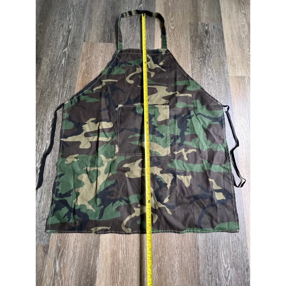 Woodland Camo Apron Unisex OS Green‎ Tactical Utility Bib Pocket